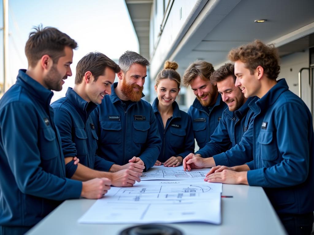 Équipe expertise marine artisans Marseille